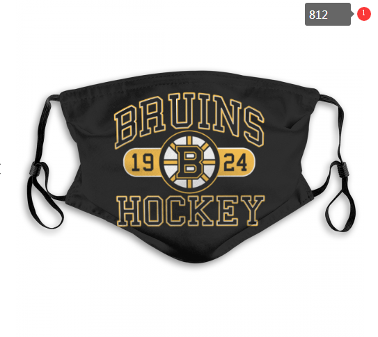 NHL Boston Bruins #9 Dust mask with filter->nhl dust mask->Sports Accessory